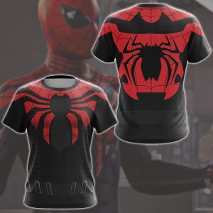 Spider-Man 2 Peter Parker Superior Suit Cosplay Video Game All Over Printed T-shirt Tank Top Zip Hoodie Pullover Hoodie Hawaiian Shirt Beach Shorts Joggers   