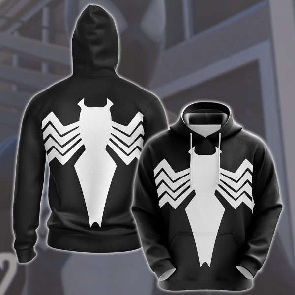 Spider-Man 2 Peter Parker Classic Black Suit Cosplay Video Game All Over Printed T-shirt Tank Top Zip Hoodie Pullover Hoodie Hawaiian Shirt Beach Shorts Joggers Hoodie S