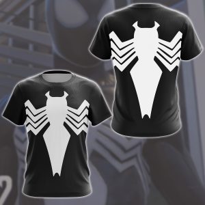 Spider-Man 2 Peter Parker Classic Black Suit Cosplay Video Game All Over Printed T-shirt Tank Top Zip Hoodie Pullover Hoodie Hawaiian Shirt Beach Shorts Joggers   