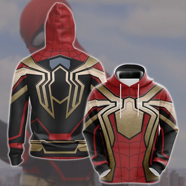 Spider-Man 2 Peter Parker Hybrid Suit (Spider-Man: No Way Home) Cosplay Video Game All Over Printed T-shirt Tank Top Zip Hoodie Pullover Hoodie Hawaiian Shirt Beach Shorts Joggers Hoodie S