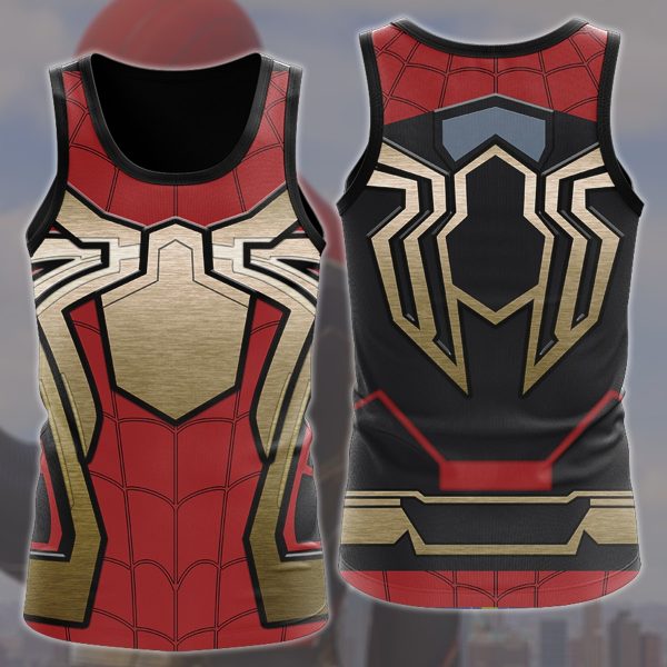 Spider-Man 2 Peter Parker Hybrid Suit (Spider-Man: No Way Home) Cosplay Video Game All Over Printed T-shirt Tank Top Zip Hoodie Pullover Hoodie Hawaiian Shirt Beach Shorts Joggers Tank Top S