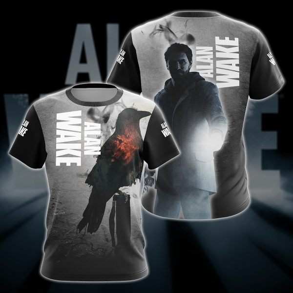 Alan Wake Video Game All Over Printed T-shirt Tank Top Zip Hoodie Pullover Hoodie Hawaiian Shirt Beach Shorts Joggers T-shirt S