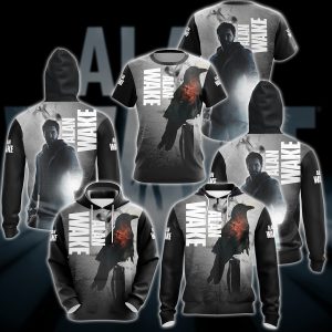 Alan Wake Video Game All Over Printed T-shirt Tank Top Zip Hoodie Pullover Hoodie Hawaiian Shirt Beach Shorts Joggers   