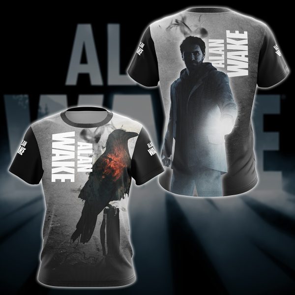 Alan Wake Video Game All Over Printed T-shirt Tank Top Zip Hoodie Pullover Hoodie Hawaiian Shirt Beach Shorts Joggers