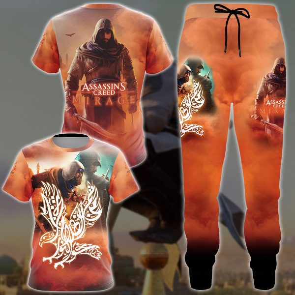 Assassin's Creed Mirage Video Game All Over Printed T-shirt Tank Top Zip Hoodie Pullover Hoodie Hawaiian Shirt Beach Shorts Joggers