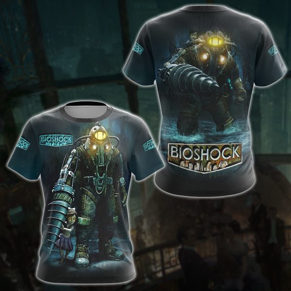 BioShock Video Game All Over Printed T-shirt Tank Top Zip Hoodie Pullover Hoodie Hawaiian Shirt Beach Shorts Joggers