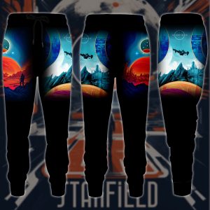 Starfield Video Game 3D All Over Printed T-shirt Tank Top Zip Hoodie Pullover Hoodie Hawaiian Shirt Beach Shorts Joggers Joggers S 