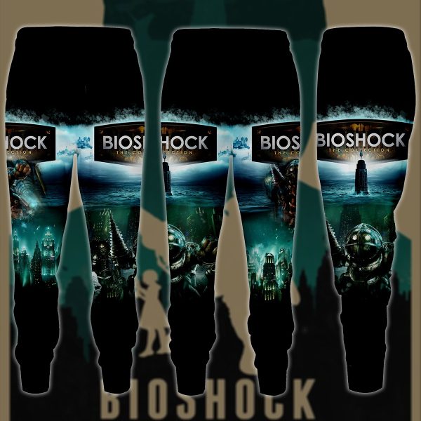 BioShock Video Game 3D All Over Printed T-shirt Tank Top Zip Hoodie Pullover Hoodie Hawaiian Shirt Beach Shorts Joggers