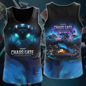 Warhammer 40K Chaos Gate Daemonhunters Video Game 3D All Over Printed T-shirt Tank Top Zip Hoodie Pullover Hoodie Hawaiian Shirt Beach Shorts Joggers Tank Top S 