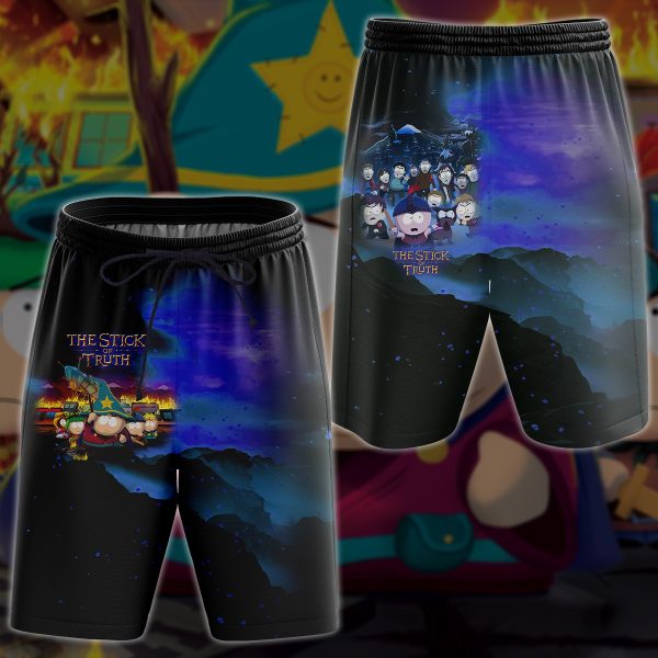 The Stick of Truth Video Game All-Over T-shirt Hoodie Tank Top Hawaiian Shirt Beach Shorts Joggers Beach Shorts S