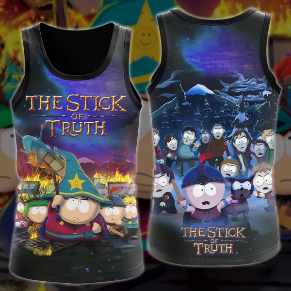 The Stick of Truth Video Game All-Over T-shirt Hoodie Tank Top Hawaiian Shirt Beach Shorts Joggers Tank Top S