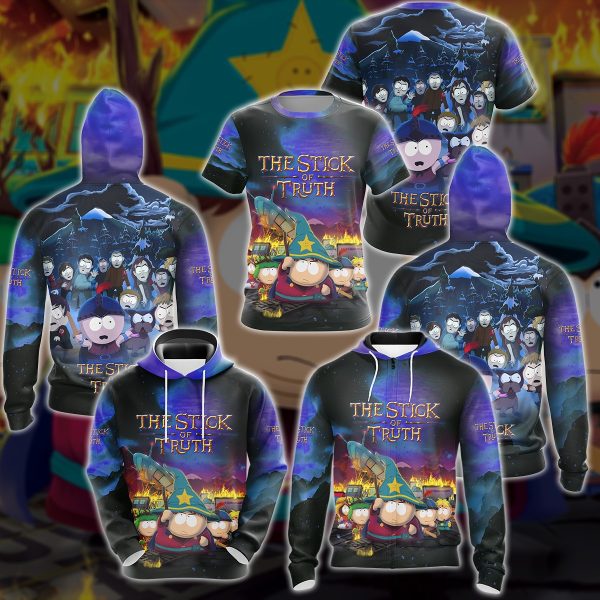 The Stick of Truth Video Game All-Over T-shirt Hoodie Tank Top Hawaiian Shirt Beach Shorts Joggers