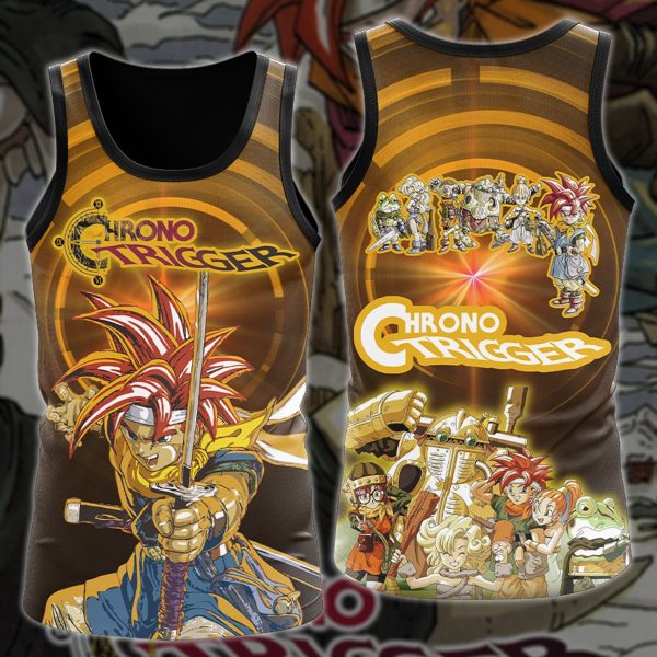 Chrono Trigger Video Game All-Over T-shirt Hoodie Tank Top Hawaiian Shirt Beach Shorts Joggers Tank Top S