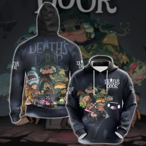 Death’s Door Video Game All-Over T-shirt Hoodie Tank Top Hawaiian Shirt Beach Shorts Joggers Hoodie S 