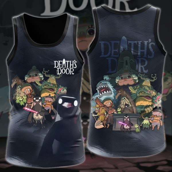 Death’s Door Video Game All-Over T-shirt Hoodie Tank Top Hawaiian Shirt Beach Shorts Joggers Tank Top S