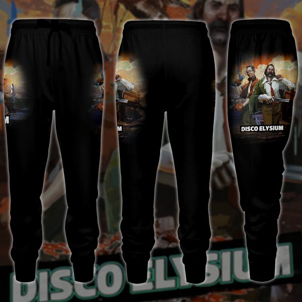 Disco Elysium Video Game All-Over T-shirt Hoodie Tank Top Hawaiian Shirt Beach Shorts Joggers Joggers S