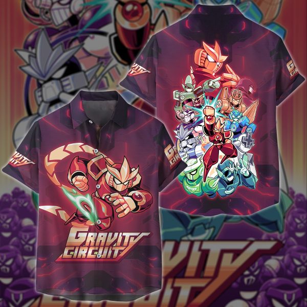 Gravity Circuit Video Game 3D All Over Printed T-shirt Tank Top Zip Hoodie Pullover Hoodie Hawaiian Shirt Beach Shorts Jogger Hawaiian Shirt S