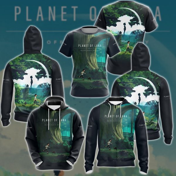 Planet of Lana Video Game 3D All Over Printed T-shirt Tank Top Zip Hoodie Pullover Hoodie Hawaiian Shirt Beach Shorts Jogger