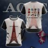 Ace Combat Video Game 3D All Over Printed T-shirt Tank Top Zip Hoodie Pullover Hoodie Hawaiian Shirt Beach Shorts Joggers T-shirt S