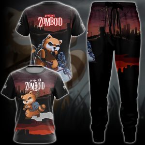 Project Zomboid Video Game 3D All Over Printed T-shirt Tank Top Zip Hoodie Pullover Hoodie Hawaiian Shirt Beach Shorts Jogger   