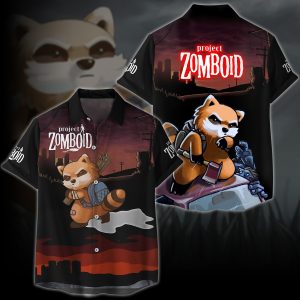 Project Zomboid Video Game 3D All Over Printed T-shirt Tank Top Zip Hoodie Pullover Hoodie Hawaiian Shirt Beach Shorts Jogger Hawaiian Shirt S 