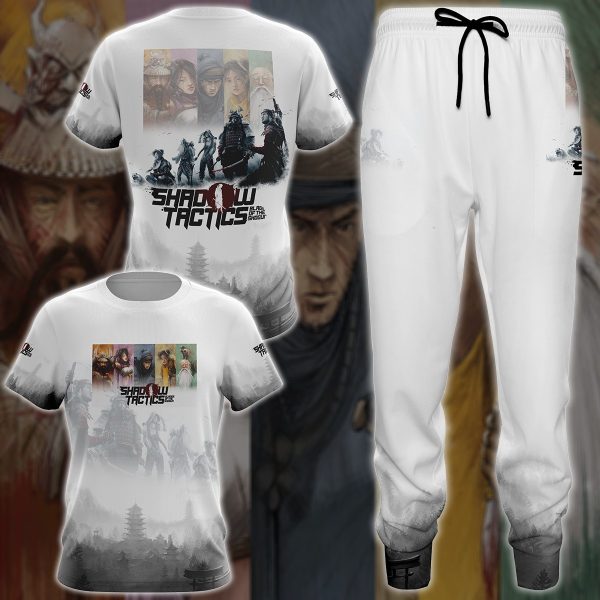 Shadow Tactics: Blade of the Shogun Video Game 3D All Over Printed T-shirt Tank Top Zip Hoodie Pullover Hoodie Hawaiian Shirt Beach Shorts Jogger