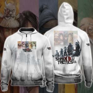 Shadow Tactics: Blade of the Shogun Video Game 3D All Over Printed T-shirt Tank Top Zip Hoodie Pullover Hoodie Hawaiian Shirt Beach Shorts Jogger Zip Hoodie S 