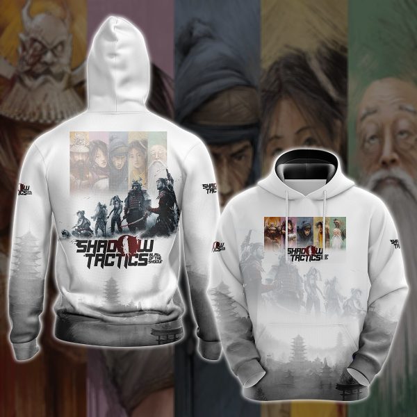 Shadow Tactics: Blade of the Shogun Video Game 3D All Over Printed T-shirt Tank Top Zip Hoodie Pullover Hoodie Hawaiian Shirt Beach Shorts Jogger Hoodie S