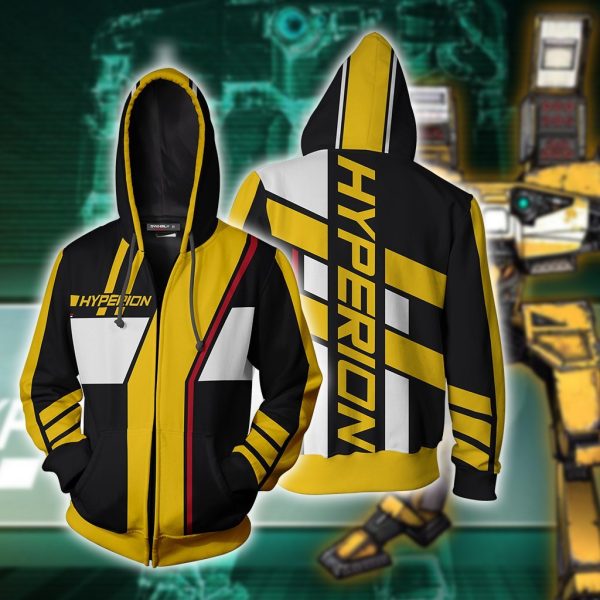 Borderlands Hyperion Zip Up Hoodie S