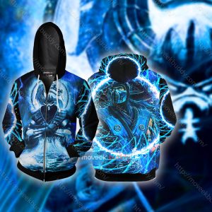 Mortal Kombat Subzero 3D Zip Hoodie Jacket S