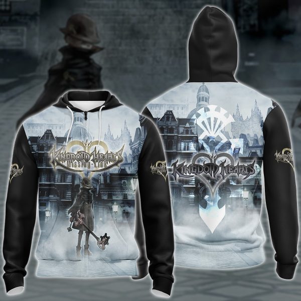 Kingdom Hearts: Missing Link Video Game 3D All Over Printed T-shirt Tank Top Zip Hoodie Pullover Hoodie Hawaiian Shirt Beach Shorts Jogger Zip Hoodie S