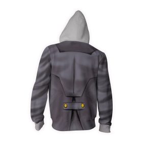 Borderlands Handsome Jack Cosplay Zip Up Hoodie Jacket   