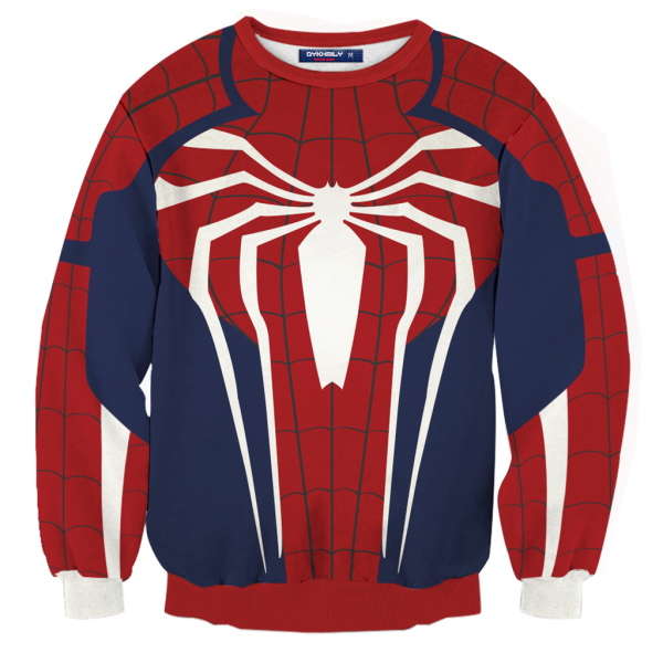 Spider-Man Cosplay PS4 New Look 3D Sweater