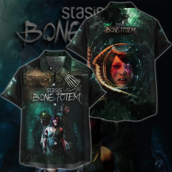 Stasis: Bone Totem Video Game 3D All Over Printed T-shirt Tank Top Zip Hoodie Pullover Hoodie Hawaiian Shirt Beach Shorts Jogger Hawaiian Shirt S