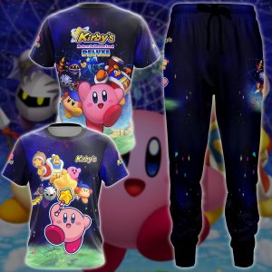 Kirby's Return to Dream Land Deluxe Video Game 3D All Over Printed T-shirt Tank Top Zip Hoodie Pullover Hoodie Hawaiian Shirt Beach Shorts Jogger   