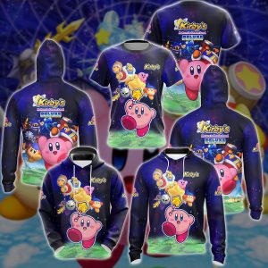 Kirby's Return to Dream Land Deluxe Video Game 3D All Over Printed T-shirt Tank Top Zip Hoodie Pullover Hoodie Hawaiian Shirt Beach Shorts Jogger   
