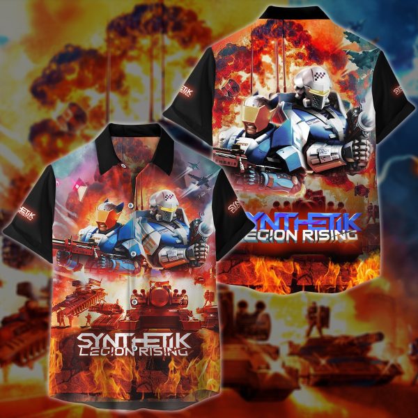 Synthetik: Legion Rising Video Game 3D All Over Printed T-shirt Tank Top Zip Hoodie Pullover Hoodie Hawaiian Shirt Beach Shorts Jogger Hawaiian Shirt S