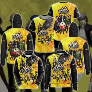 Persona 4 Golden Video Game 3D All Over Printed T-shirt Tank Top Zip Hoodie Pullover Hoodie Hawaiian Shirt Beach Shorts Jogger   