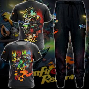Gunfire Reborn Video Game 3D All Over Printed T-shirt Tank Top Zip Hoodie Pullover Hoodie Hawaiian Shirt Beach Shorts Jogger   
