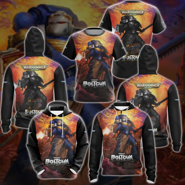 Warhammer 40k Boltgun Video Game 3D All Over Printed T-shirt Tank Top Zip Hoodie Pullover Hoodie Hawaiian Shirt Beach Shorts Jogger