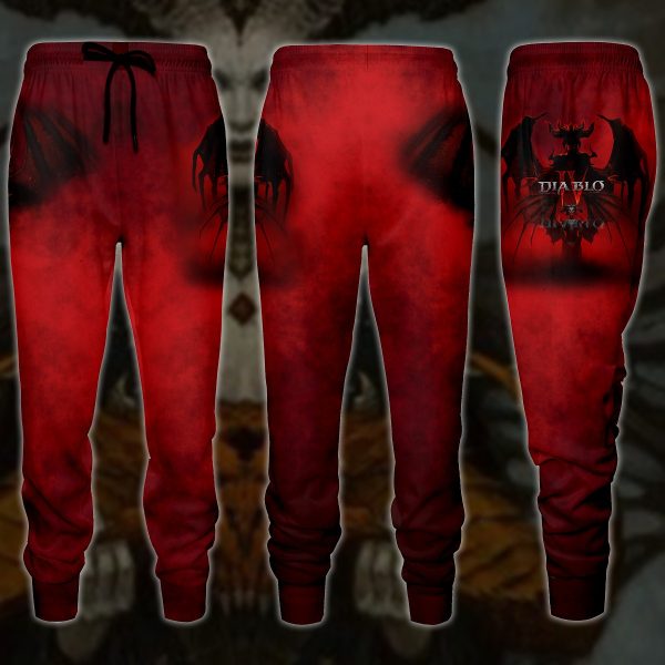 Diablo IV Lilith Video Game 3D All Over Printed T-shirt Tank Top Zip Hoodie Pullover Hoodie Hawaiian Shirt Beach Shorts Jogger Joggers S