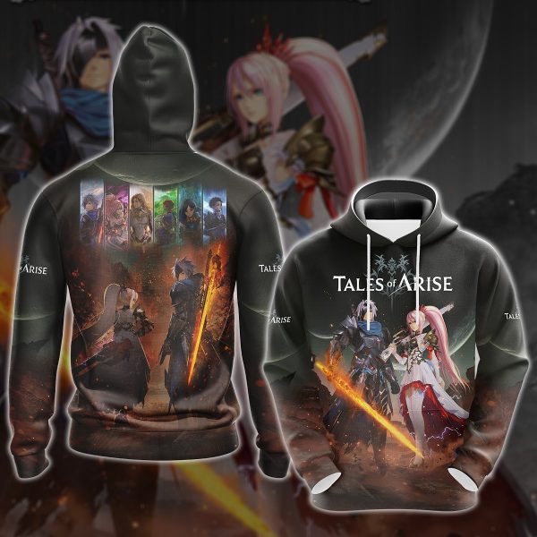 Tales of Arise Video Game 3D All Over Printed T-shirt Tank Top Zip Hoodie Pullover Hoodie Hawaiian Shirt Beach Shorts Jogger Hoodie S