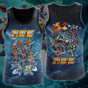 Super Robot Wars Video Game 3D All Over Printed T-shirt Tank Top Zip Hoodie Pullover Hoodie Hawaiian Shirt Beach Shorts Jogger Tank Top S 