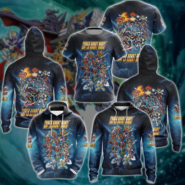 Super Robot Wars Video Game 3D All Over Printed T-shirt Tank Top Zip Hoodie Pullover Hoodie Hawaiian Shirt Beach Shorts Jogger