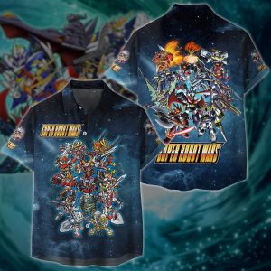 Super Robot Wars Video Game 3D All Over Printed T-shirt Tank Top Zip Hoodie Pullover Hoodie Hawaiian Shirt Beach Shorts Jogger Hawaiian Shirt S 