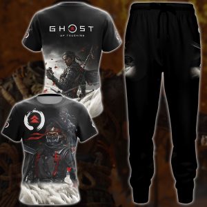 Ghost of Tsushima Video Game 3D All Over Printed T-shirt Tank Top Zip Hoodie Pullover Hoodie Hawaiian Shirt Beach Shorts Jogger   