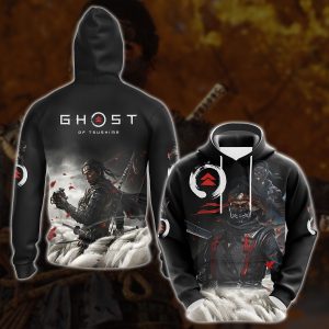 Ghost of Tsushima Video Game 3D All Over Printed T-shirt Tank Top Zip Hoodie Pullover Hoodie Hawaiian Shirt Beach Shorts Jogger Hoodie S 