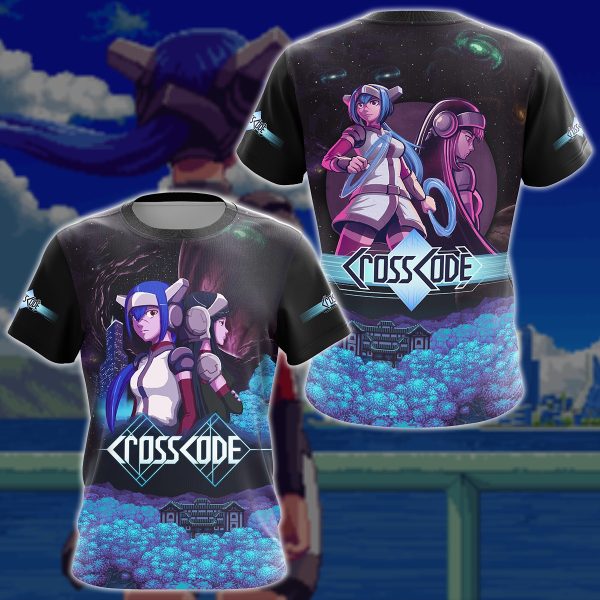 CrossCode Video Game 3D All Over Printed T-shirt Tank Top Zip Hoodie Pullover Hoodie Hawaiian Shirt Beach Shorts Jogger T-shirt S