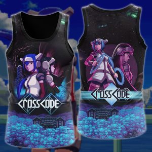 CrossCode Video Game 3D All Over Printed T-shirt Tank Top Zip Hoodie Pullover Hoodie Hawaiian Shirt Beach Shorts Jogger Tank Top S 