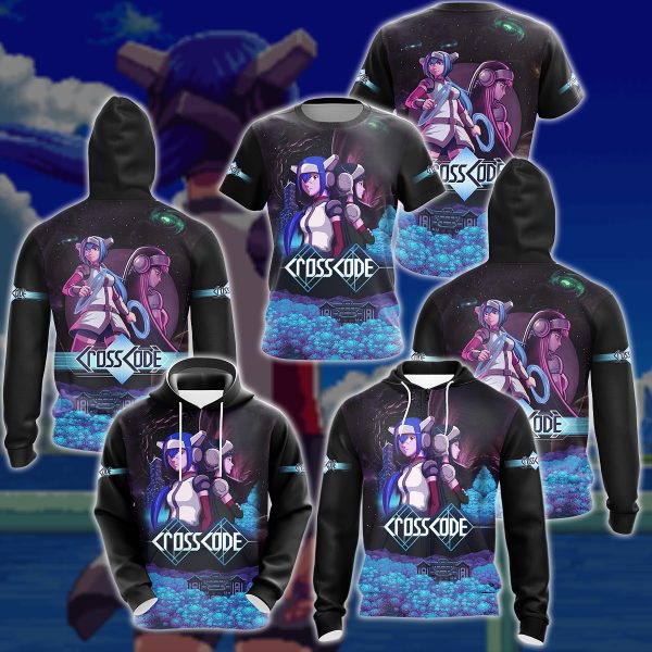 CrossCode Video Game 3D All Over Printed T-shirt Tank Top Zip Hoodie Pullover Hoodie Hawaiian Shirt Beach Shorts Jogger